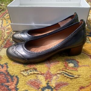 Hispanitas Navy Blue Metallic Women's Shoes